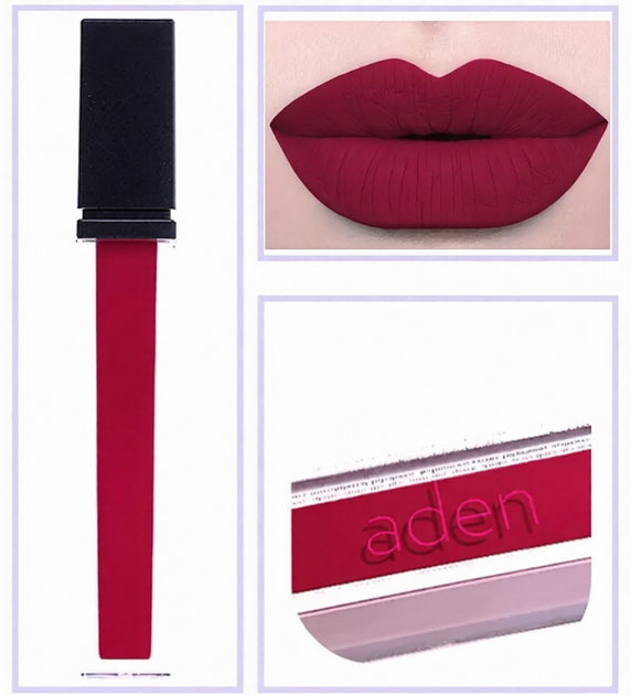 Aden Liquid Lipstick Помада жидкая "Red" № 09 - Фото 1 Aden Liquid Lipstick Помада жидкая "Red" № 09 - изображение 1