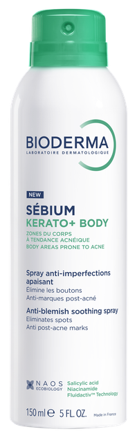Боди спрей для тела Bioderma Kerato+ Body spray 150мл - Фото 1 Боди спрей для тела Bioderma Kerato+ Body spray 150мл - изображение 1