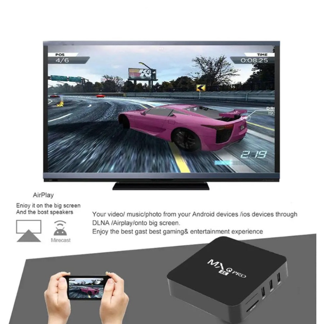 Smart TV приставка MXQ Pro 4K 5G Android (2GB / 32GB) с Wi-Fi и LAN - изображение 3