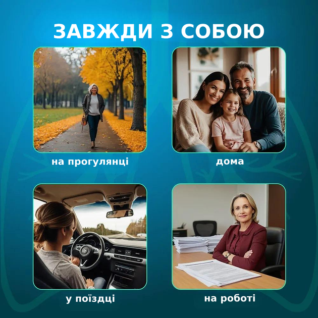 Ингалятор ультразвуковой меш-небулайзер (JSL-W302) портативный для ингаляции для детей или взрослых бесшумный TC - изображение 4