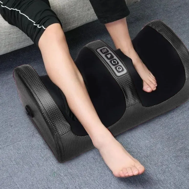 Электрический массажер для ступней ног, икр и стоп Foot Massager с подогревом Черный Тос - Фото 6 Электрический массажер для ступней ног, икр и стоп Foot Massager с подогревом Черный Тос - изображение 6