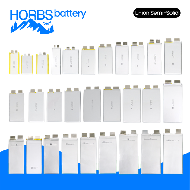 Аккумулятор Li-ion Semi Solid Horbs Battery 3.7V 11Ah 8×65×125 мм для дронов - изображение 2