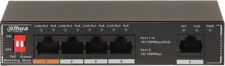 Комутатор Dahua SF1005P - зображення 2