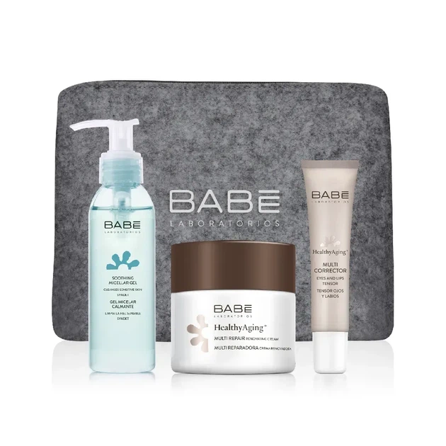 Babe Laboratorios (Бабе Лабораторіос) Anti Age Healthy – антивіковий набір крем та сироватка для обличчя, 2 шт - Фото 2 Babe Laboratorios (Бабе Лабораторіос) Anti Age Healthy – антивіковий набір крем та сироватка для обличчя, 2 шт - зображення 2