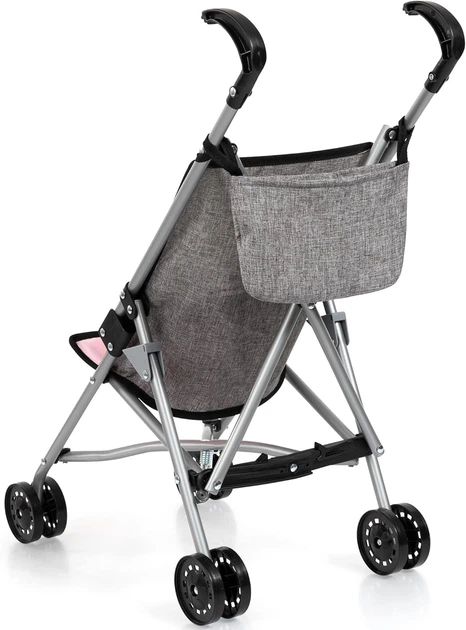 Коляска для ляльок Bayer Design з сумкою Сіра 30533AF (4003336420166) - зображення 2