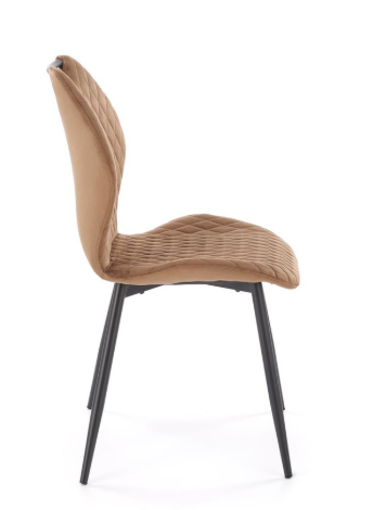 Стул для кухни и гостиной Halmar V-CH-K/569-KR-BEŻOWY Велюр Бежевый (5905248135239) - изображение 3