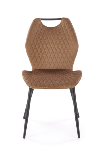 Стул для кухни и гостиной Halmar V-CH-K/569-KR-BEŻOWY Велюр Бежевый (5905248135239) - изображение 4