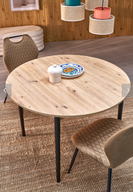 Krzesło do kuchni i salonu Halmar V-CH-K/569-KR-BEŻOWY Welur Beżowe (5905248135239) - obraz 12