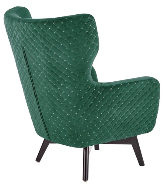 Крісло для відпочинку Halmar Marvel Темно-зелений/Чорний (5905248111936) - зображення 3