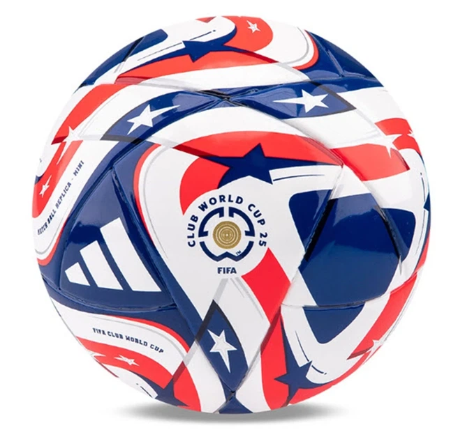 Мини мяч футбольный Adidas FIFA Club World Cup Mini JD3827 (размер 1) сувенирный мячик, для детей, 15 см - изображение 4