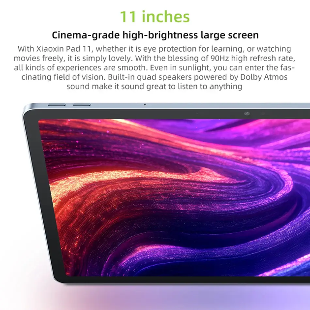 Планшет Lenovo Xiaoxin Pad 2025 6/128GB Grey Глобальна прошивка! 11" 2.5K екран, MediaTek Dimensity 6300, Android 16 - Фото 5 Планшет Lenovo Xiaoxin Pad 2025 6/128GB Grey Глобальна прошивка! 11" 2.5K екран, MediaTek Dimensity 6300, Android 16 - зображення 5