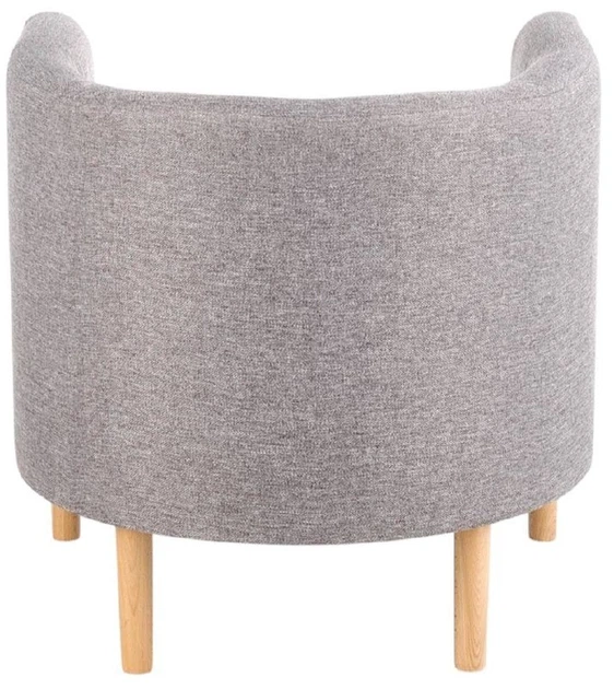 Крісло для відпочинку Halmar Clubby Попіл (5905248113206) - зображення 4