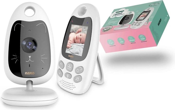 Електронна відеоняня Neno Gato 2 з бездротовим приймачем (5902479673110) - зображення 6