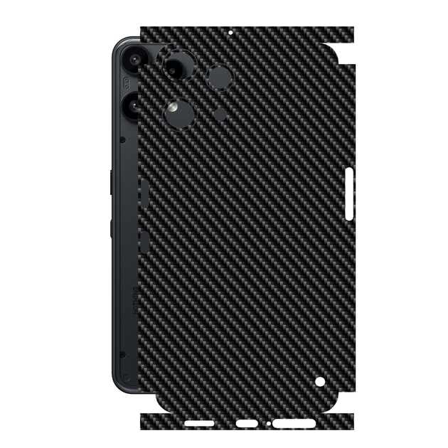 Захисна плівка StatusSKIN для Nothing Phone (3a) Lite 5G Корпус Вініл Карбон чорний - Фото 1 Захисна плівка StatusSKIN для Nothing Phone (3a) Lite 5G Корпус Вініл Карбон чорний - изображение 1