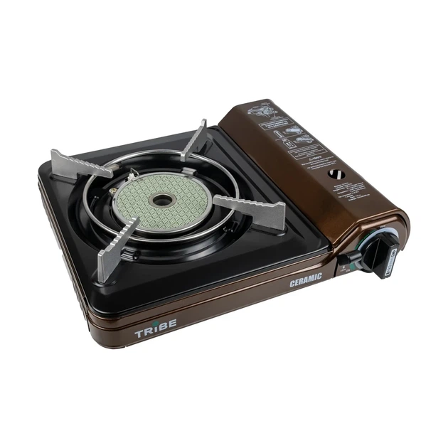 Газова плита туристична керамічна конфорка Tribe Ceramic T-HD-0004 brown - зображення 2