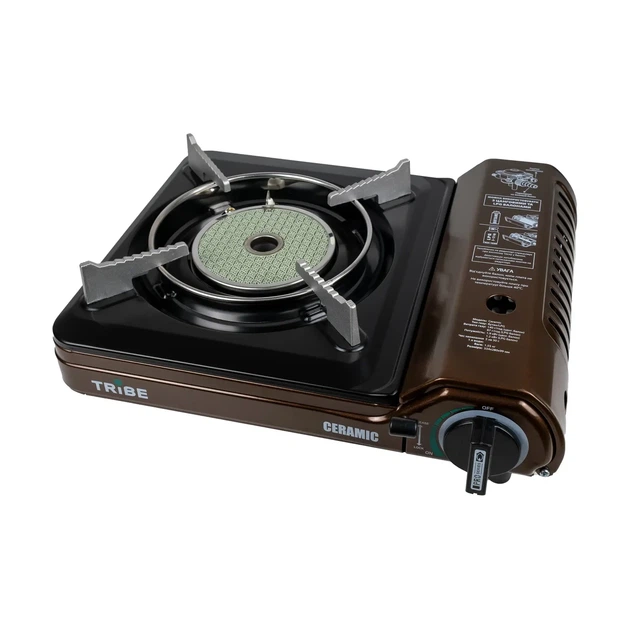 Газова плита туристична керамічна конфорка Tribe Ceramic T-HD-0004 brown - зображення 3
