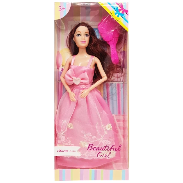 Дитяча Лялька "Beautiful Girl" D200-216(Pink) в святковій сукні - Фото 1 Дитяча Лялька "Beautiful Girl" D200-216(Pink) в святковій сукні - зображення 1