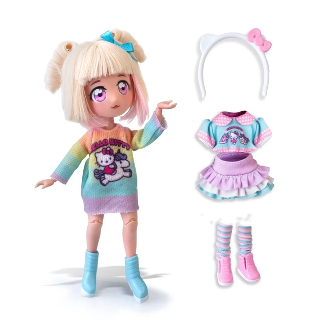 Ігровий набір 4SF MANGA DOLLS серії "Hello Kitty" – СТИЛЬНА ЦУКЕРОЧКА-ЄДИНОРІГ (з аксес.) - изображение 2