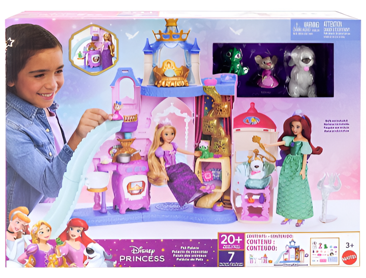 Zestaw do zabawy Mattel Disney Princess Pałac zwierzątek (JBF96) (194735258987) - obraz 1
