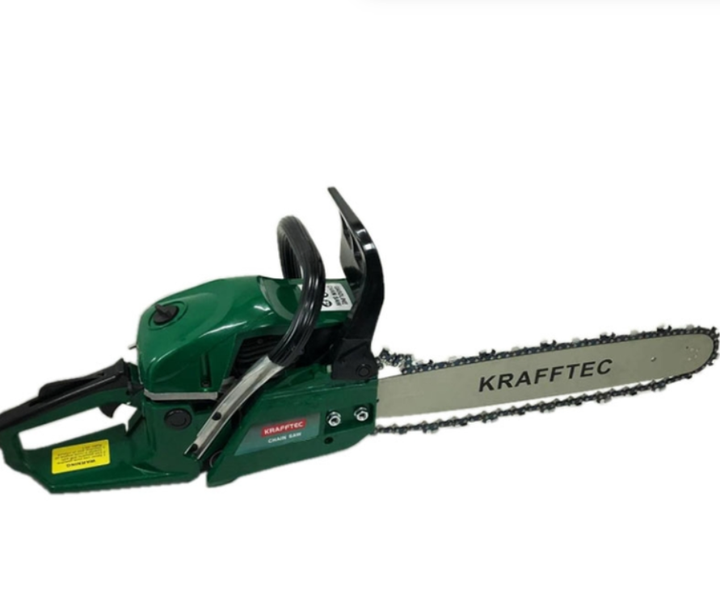 Бензопила цепная KRAFFTEC 6500 Вт, шина 45 см - Фото 2 Бензопила цепная KRAFFTEC 6500 Вт, шина 45 см - изображение 2