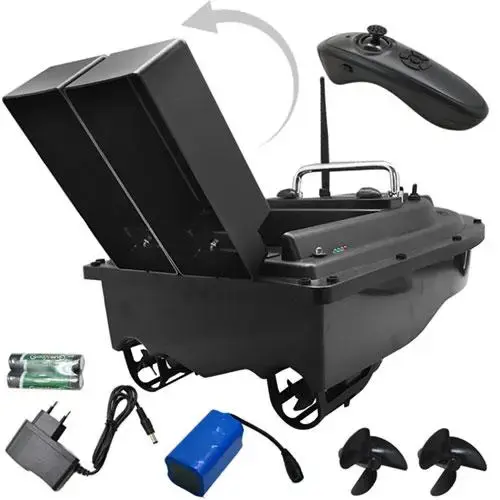 Кораблик для рыбалки Flytec V050 черный - изображение 3