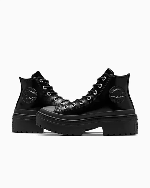 Женские кеды Converse Chuck Taylor All Star Leather 37.5 Черные (A12475C) - Фото 6 Женские кеды Converse Chuck Taylor All Star Leather 37.5 Черные (A12475C) - изображение 6