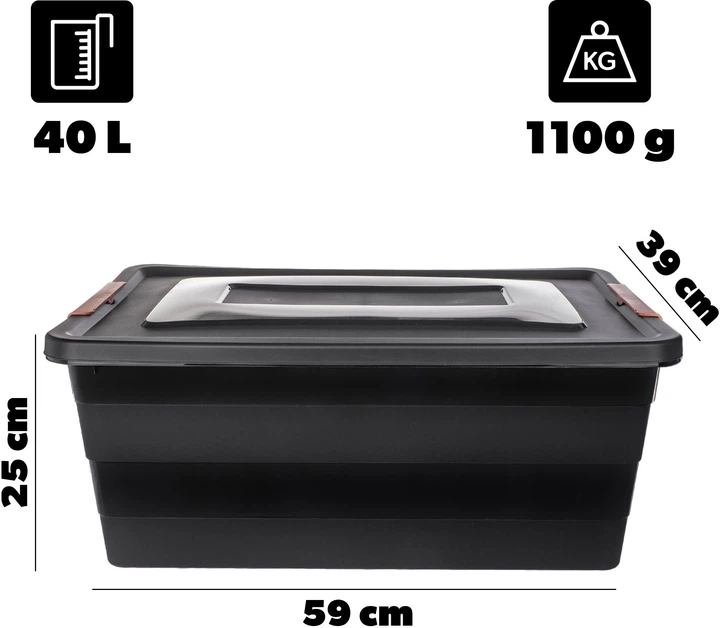 Pojemnik na zabawki Kadax Laora 25x59x39 cm (5906638301166) - obraz 2