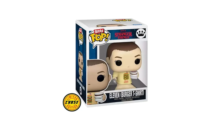 Пак Фігурок FUNKO POP! Bitty Pop! Stranger Things Демогоргон Eleven Burger T-Shirt Chase 23mm 83661 - зображення 3