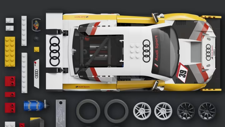 Конструктор Hot Wheels Mattel Brick Shop Hot Wheels '15 Audi R8