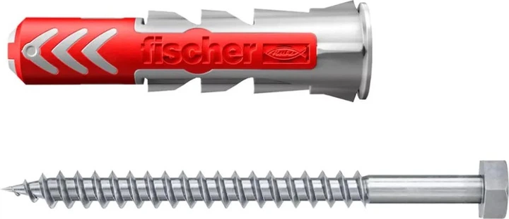 Kołek rozporowy Fischer DuoPower z wkrętem 14 x 70 mm S 8 szt 538259 (4048962262261) - obraz 2