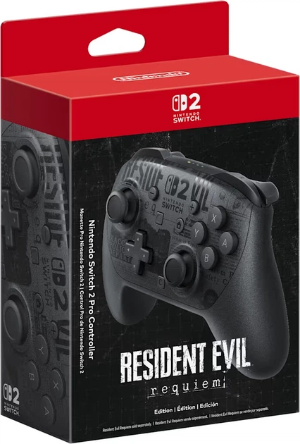 Контролер Nintendo Switch 2 Pro Controller Resident Evil Requiem Edition (045496321840) - зображення 2