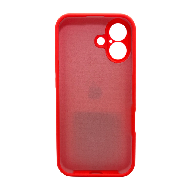 Защитный чехол-накладка Silicone Full Case AA Camera Protect для Apple iPhone 17 Peach (FullAAi17-18) - изображение 2