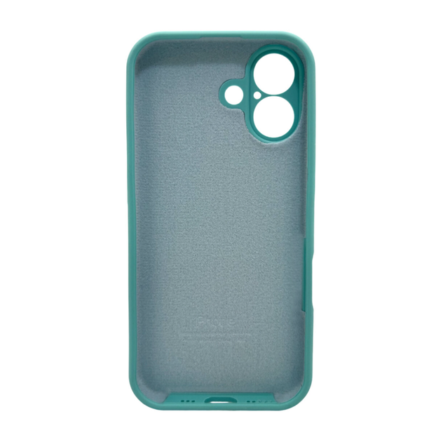Защитный чехол-накладка Silicone Full Case AA Camera Protect для Apple iPhone 17 Sea Blue (FullAAi17-17) - изображение 2