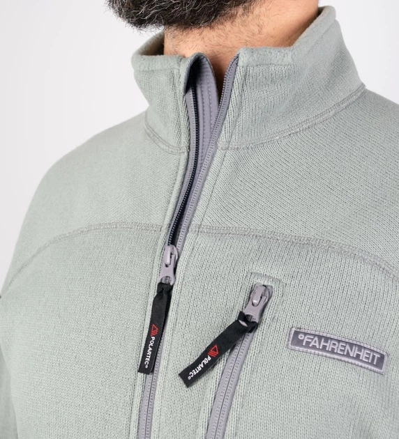 Флисовая кофта Fahrenheit Thermal Pro Knit Regular Grey XL (1044-FATP10002 XL/R) - изображение 5