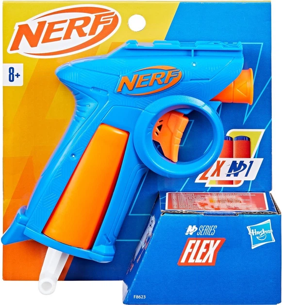 Бластер іграшковий Hasbro Nerf N Flex з 2 стрілами F8623 (5010996206442) - зображення 2