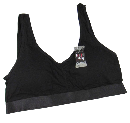 Топ - бюстгальтер хлопок 5XL-6XL черный Biweier 0803 - Фото 1 Топ - бюстгальтер хлопок 5XL-6XL черный Biweier 0803 - изображение 1