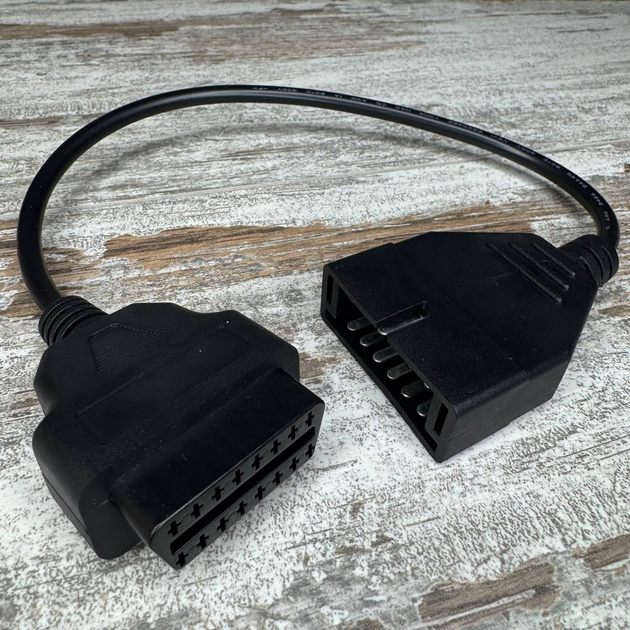 Переходник OBD2 16pin мама – GM 12pin папа GM12 для Daewoo Lanos, Sens - изображение 2