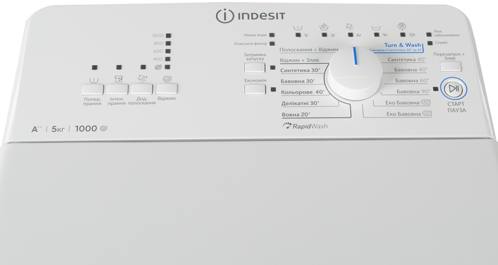 Пральна машина INDESIT BTWA51052UA - зображення 3