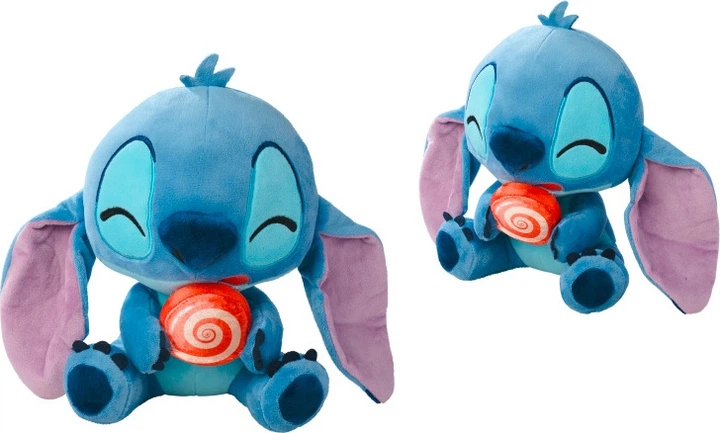 Maskotka Simba Disney Stitch z lizakiem 25 cm 587-0515 (5400868033519) - obraz 3