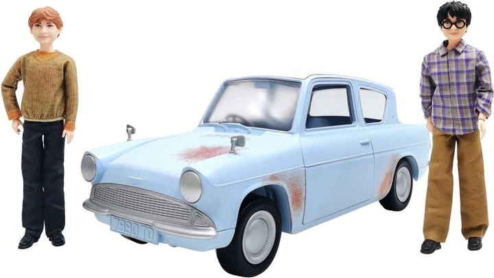 Zestaw zabawek Mattel Harry Potter lalki z samochódem HHX03 (5904054561744) - obraz 2