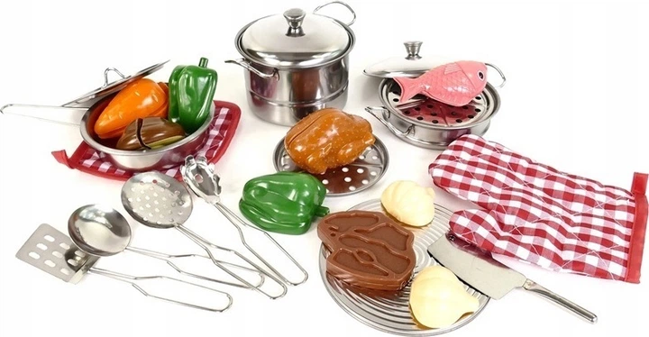 Zestaw zabawek Artyk garnki z akcesoriami 177088 (5901811177088) - obraz 2