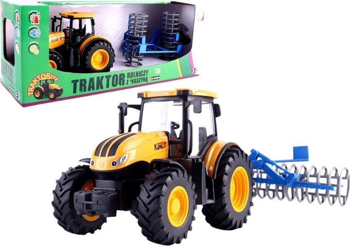 Traktor rolniczy ProKids z broną talerzową 08421 (5903943008421) - obraz 3