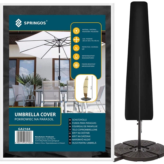 Pokrowiec na parasol ogrodowy Springos GA2164 - obraz 4