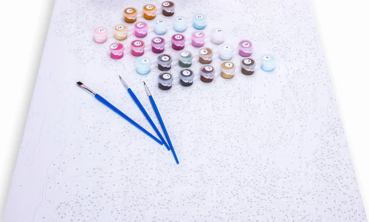 Malowanie po numerach Astra Artea Wieża Eiffla (5901137189888) - obraz 4