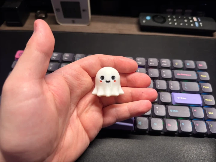 Миленький Привид Cute 3D Ghost For Halloween Белый 4 См 3Д Печать - изображение 2