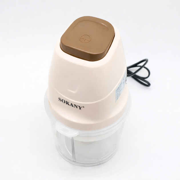 Измельчитель кухонный Sokany SK-06009 250 Вт бежевый - изображение 2
