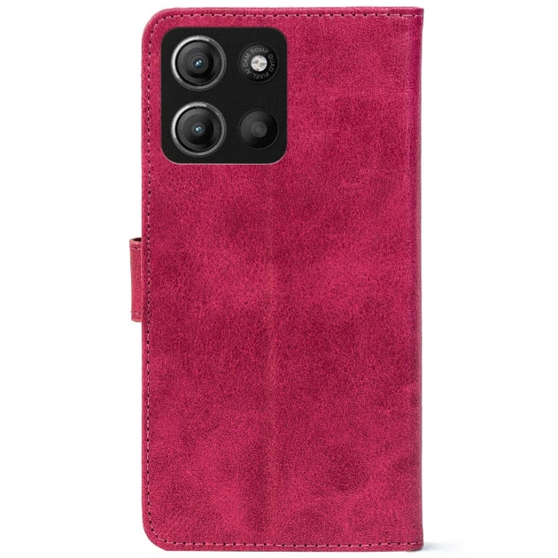 Чохол-книжка Crazy Horse Clasic для Moto G77 Magenta (Front) (72547) - Фото 3 Чохол-книжка Crazy Horse Clasic для Moto G77 Magenta (Front) (72547) - изображение 3