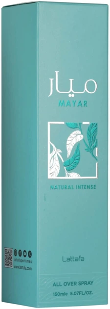 Spray do ciała Lattafa Mayar Natural Intense All Over perfumowana 150 ml (6290362345091) - obraz 3