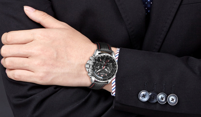Мужские часы Megir Sport Chrono Black - изображение 10