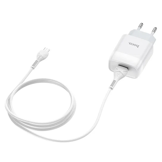 Зарядне HOCO C72A Glorious USB 2,1A White - изображение 4